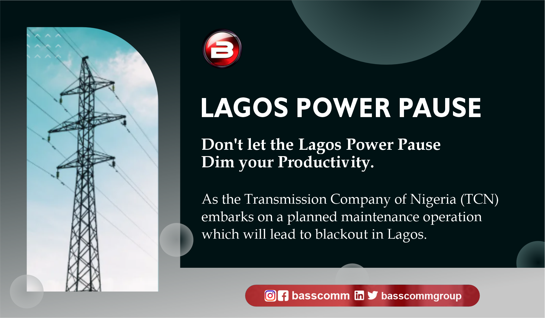 DON'T LET THE LAGOS POWER PAUSE DIM YOUR PRODUCTIVITY