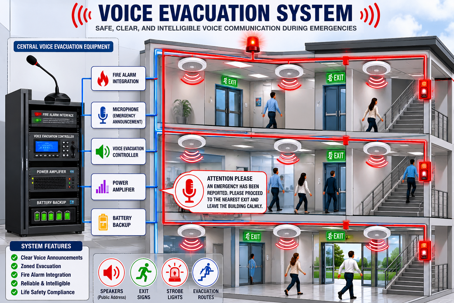 Voice Evacuation Systems: The Smart Way to Protect Lives During Emergencies
